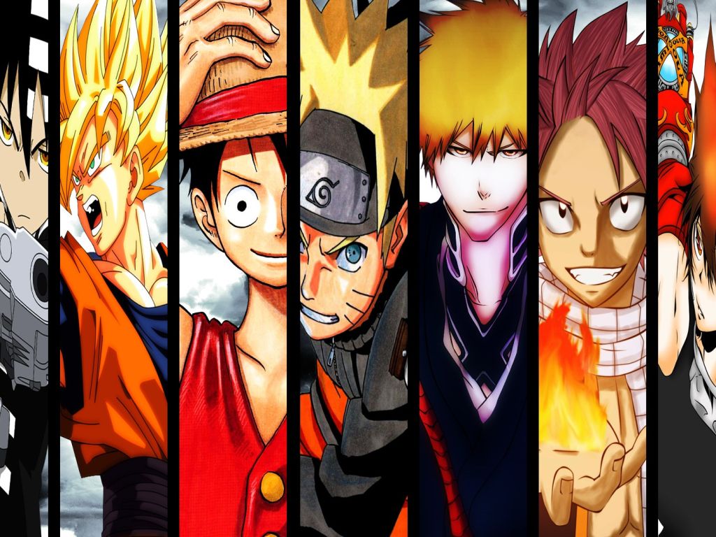 Dragon Ball Naruto One Piece wallpaper