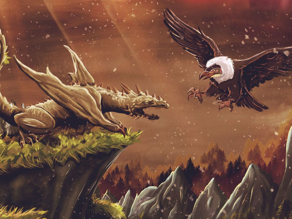 Dragon Vulture wallpaper
