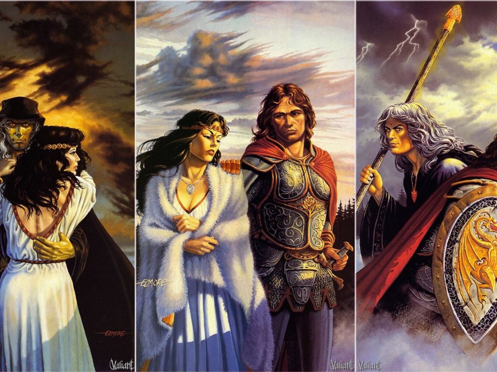 Dragonlance Legends Trilogy Covers - Larry Elmore wallpaper