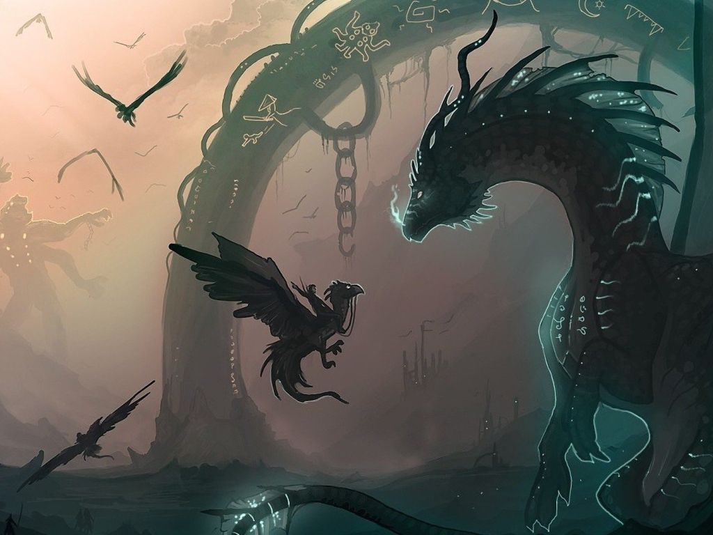 Dragonrider wallpaper