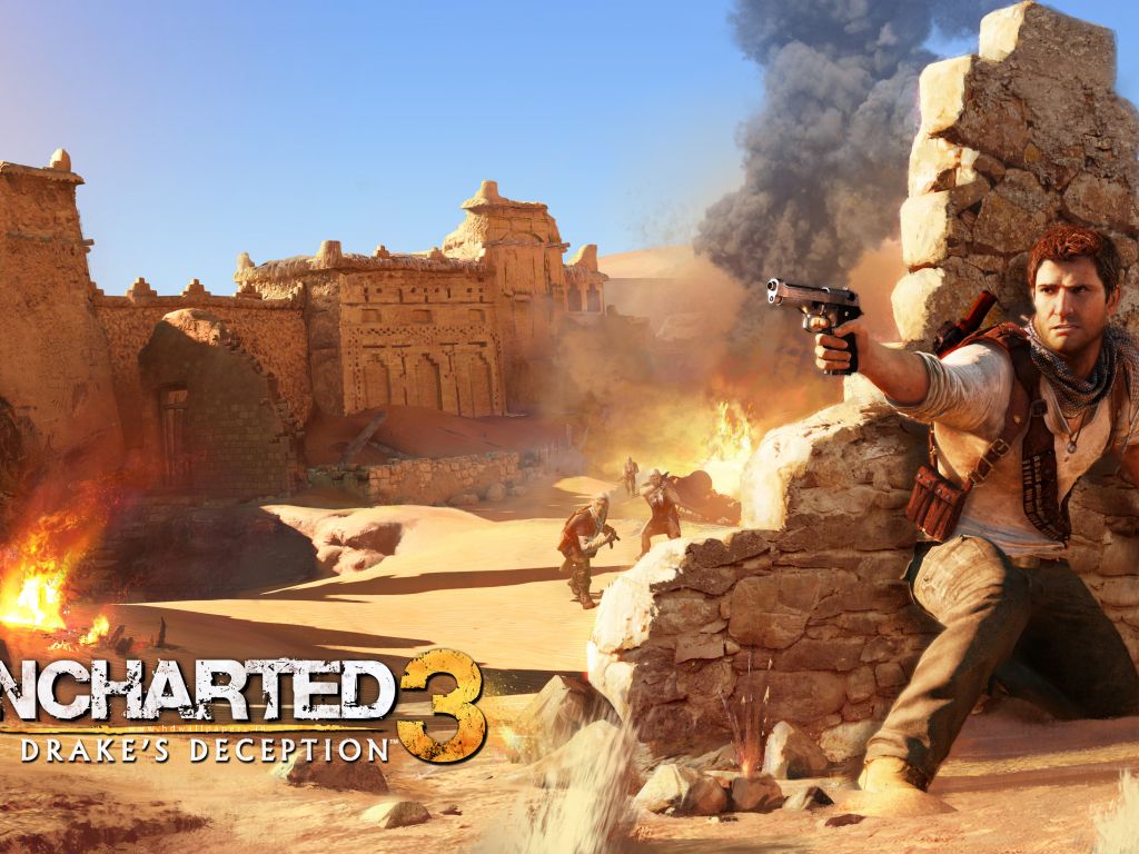 Drake in Uncharted 3 wallpaper