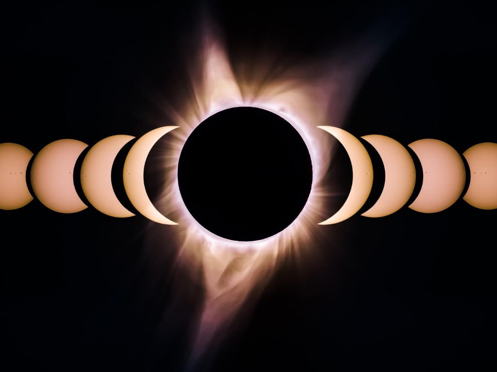 During the Eclipse wallpaper