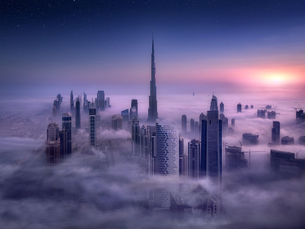 Early Morning in Dubai wallpaper