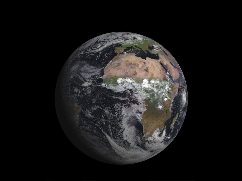 Earth From Weather Satellite MSG 3 wallpaper