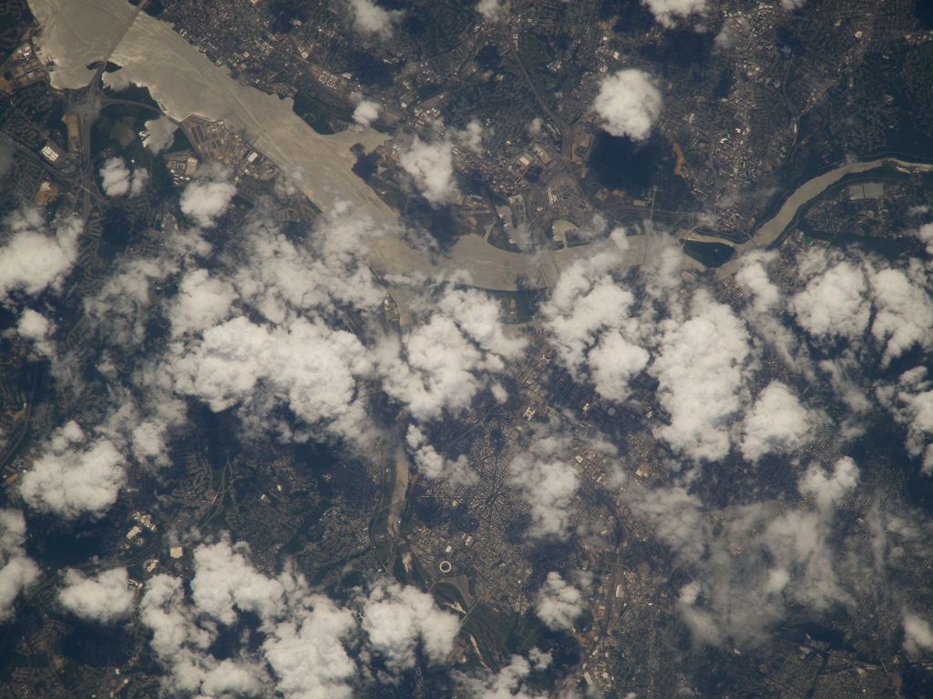 Earth Top Down From ISS Expedition 40 wallpaper