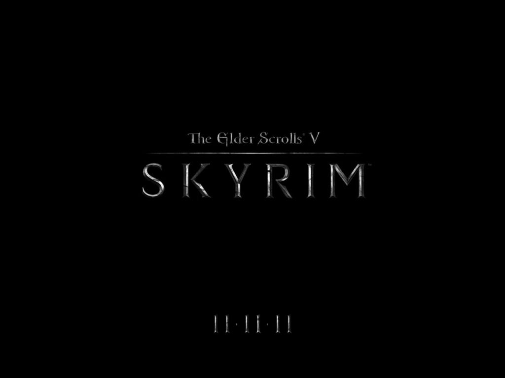 Elder Scrolls V Skyrim Logo wallpaper