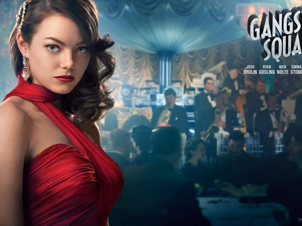 Emma Stone in Gangster Squad wallpaper