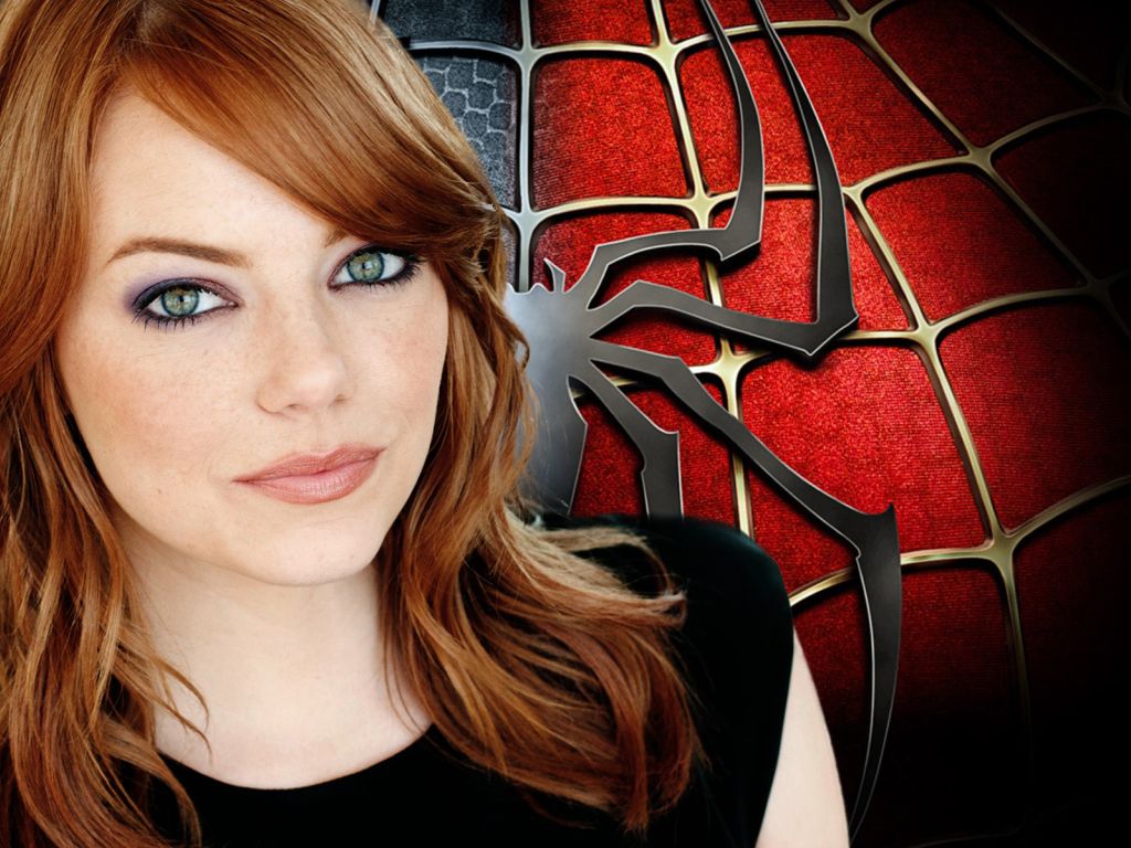 Emma Stone in The Amazing Spider Man wallpaper