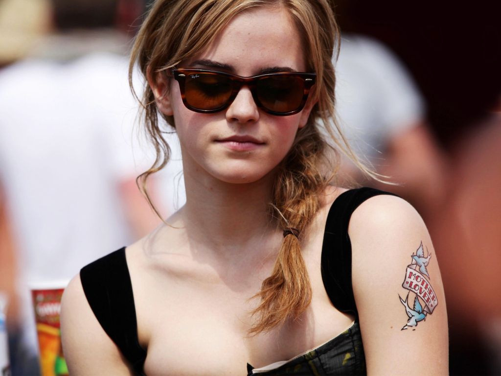 Emma Watson Mother Lover Tattoo wallpaper