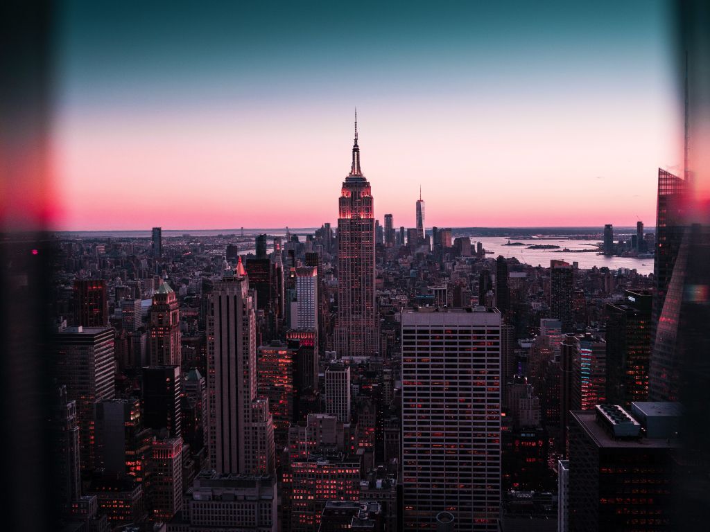 Empire State Building Sunset wallpaper