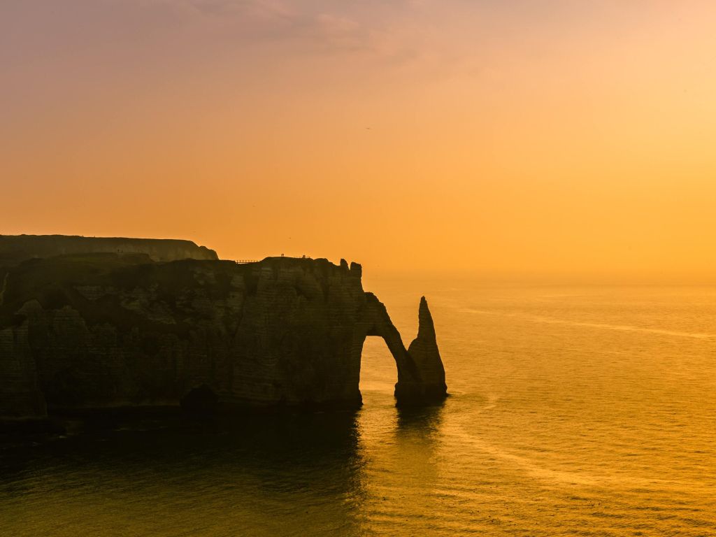 Etretat Cliffs Normandy France wallpaper