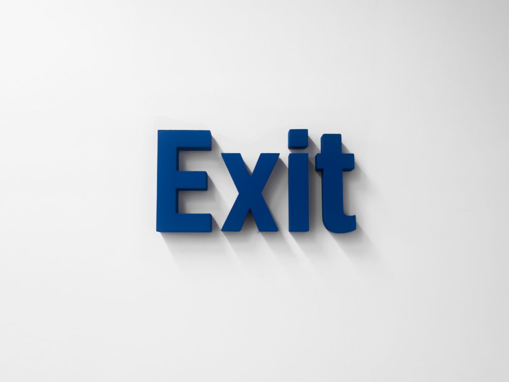 Exit Sign I Found a While Back wallpaper