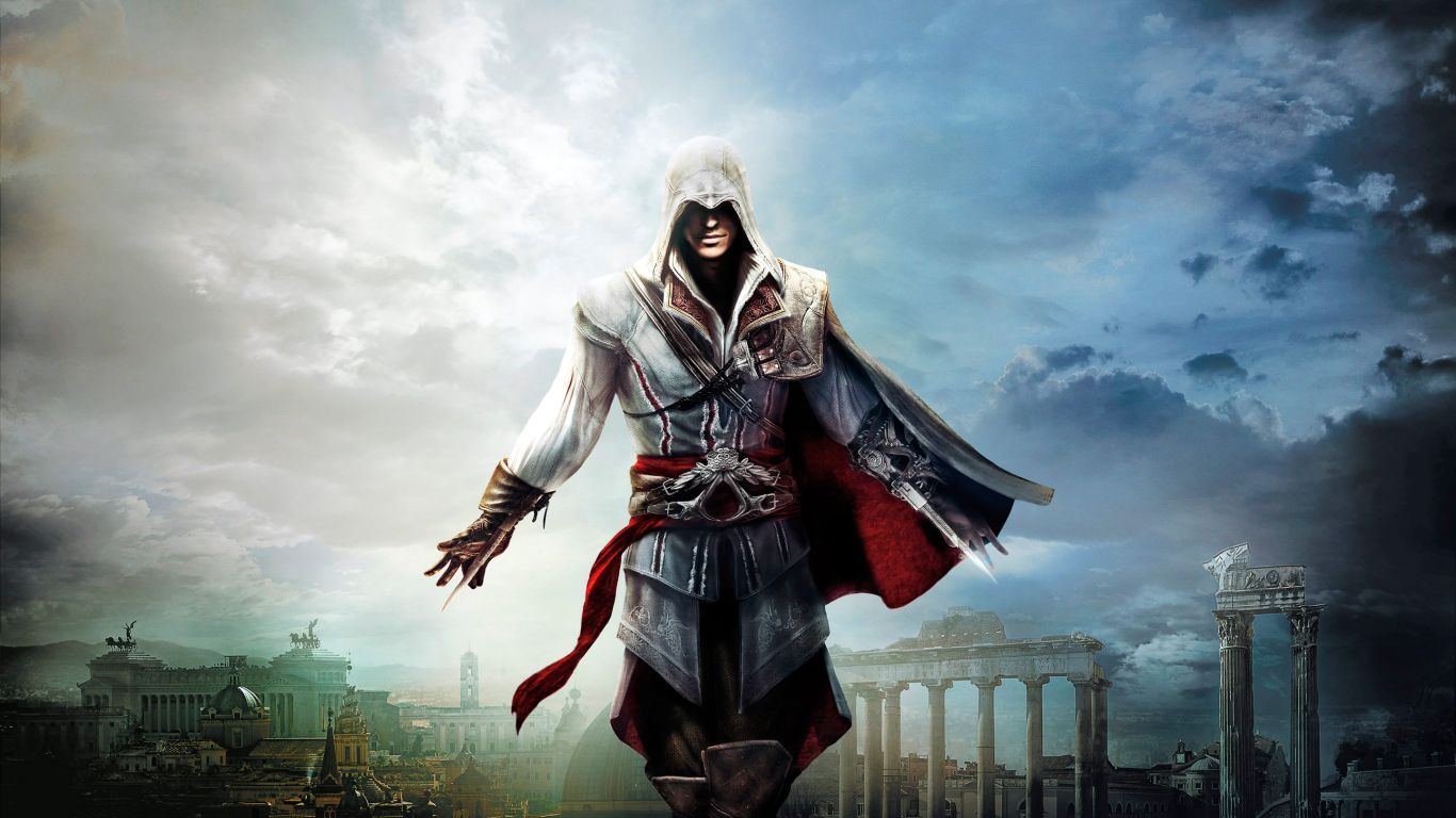 Ezio Assassins Creed The Ezio Collection 4k Wallpaper In 1366x768 Resolution