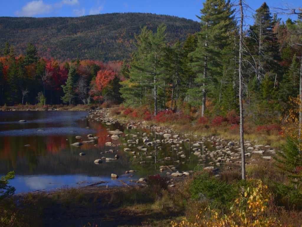 Fall in the White Mountains of New Hampshire wallpaper