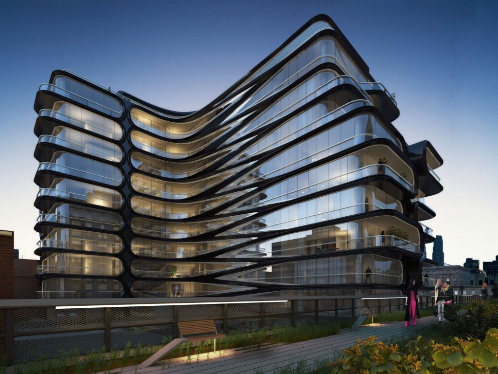 Famed Architect Zaha Hadid Unveils Her First Building In New York City wallpaper