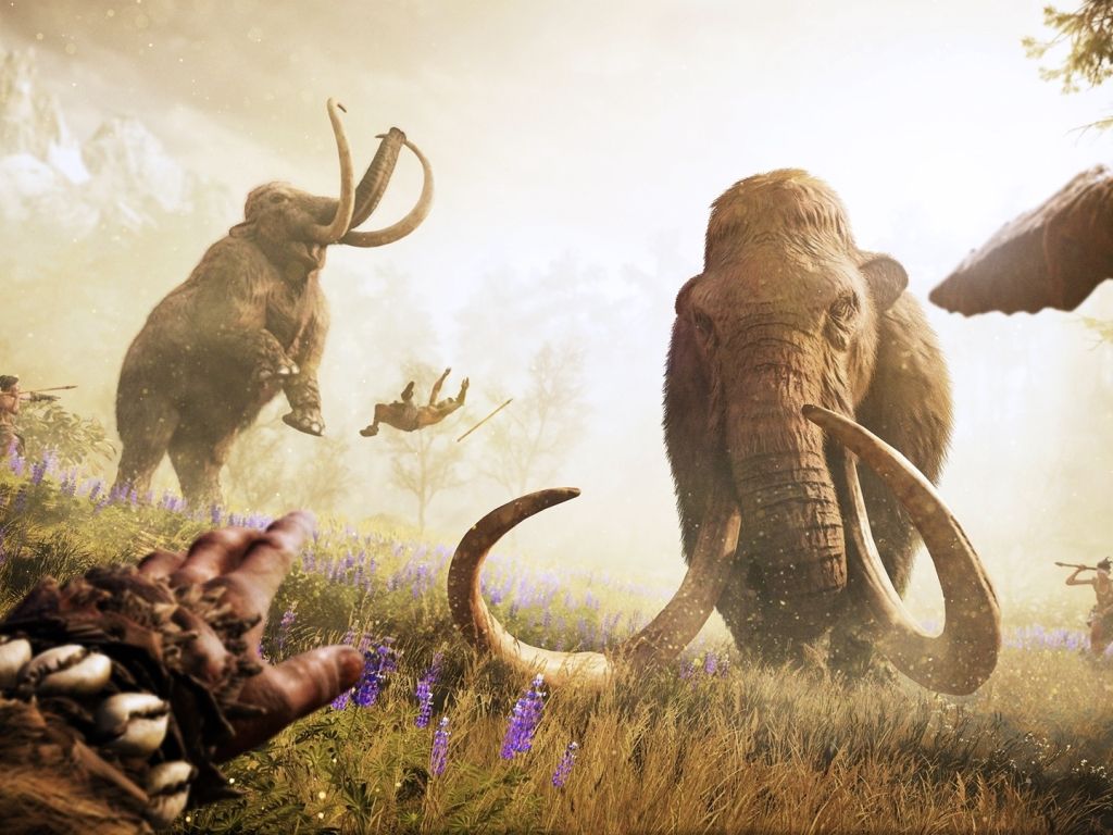 Far Cry Primal Mammoth Hunt wallpaper