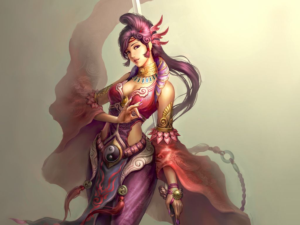 Female Taoist wallpaper