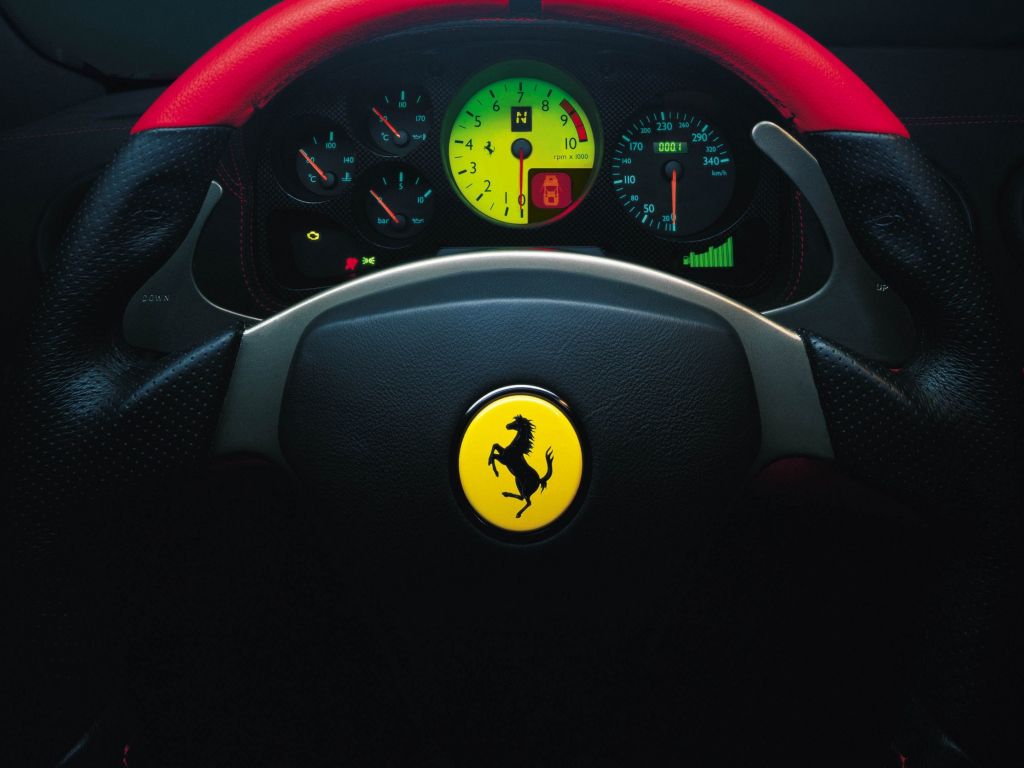 Ferrari Steering Wheel wallpaper