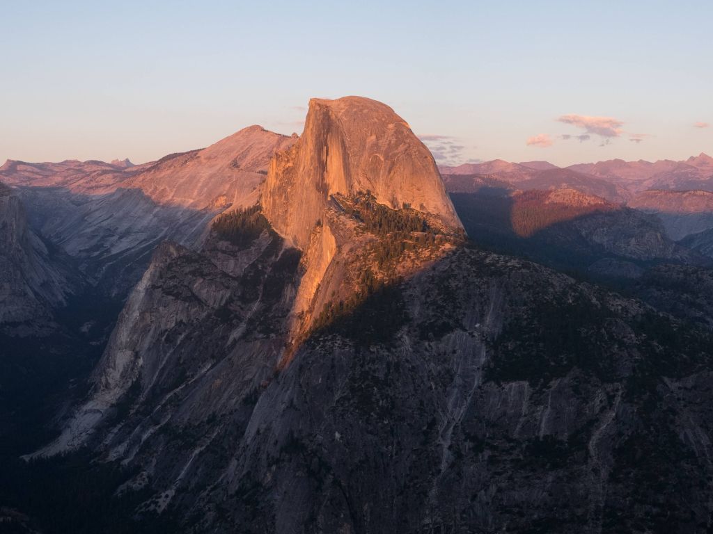 Finally Got to See Sunset at Glacier Point Yosemite National Park wallpaper