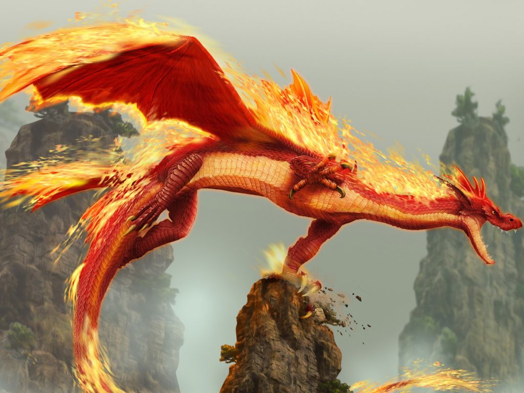 Fire Dragon wallpaper