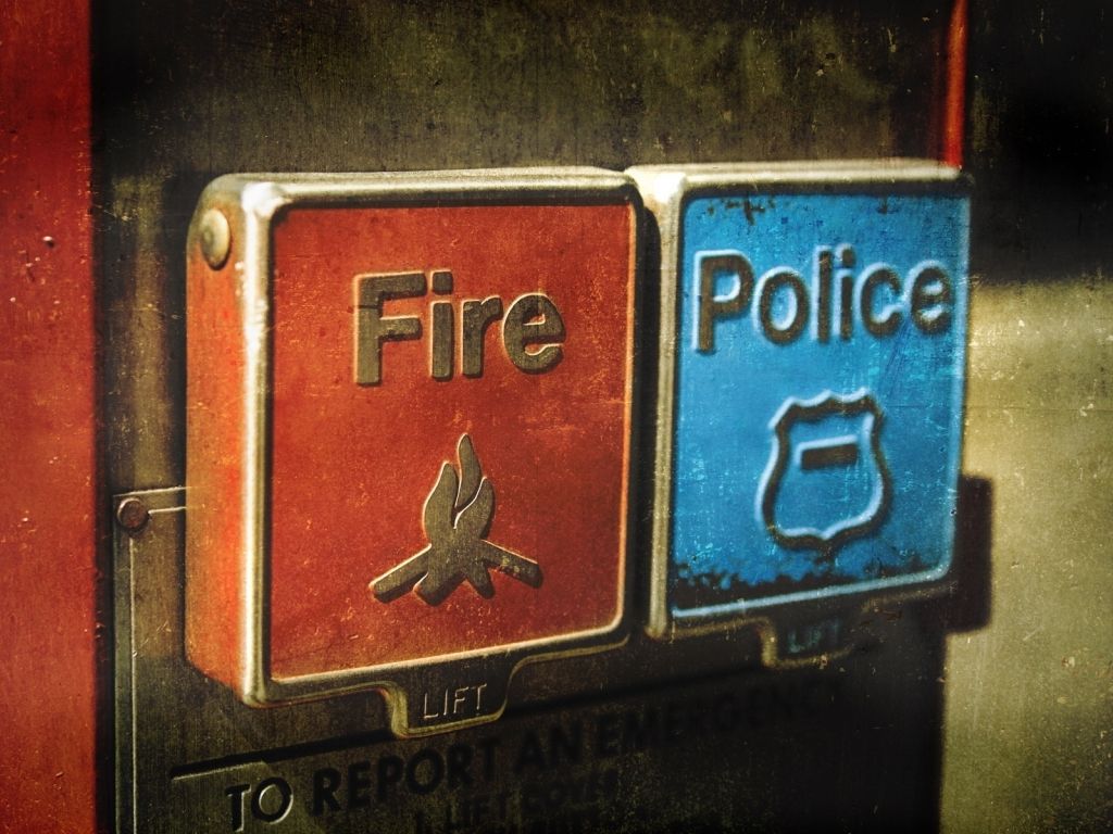 Fire Police Buttons wallpaper