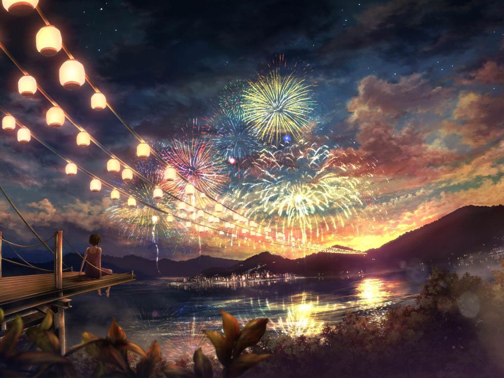 Fireworks wallpaper