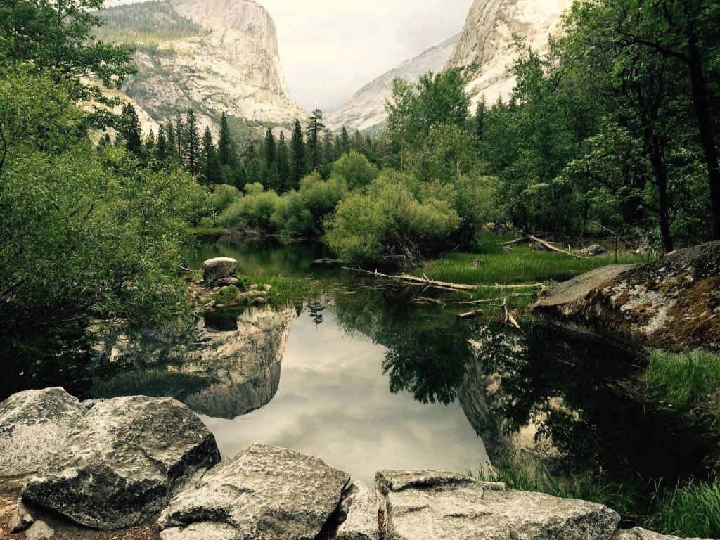 Mirror Lake Yosemite National Park wallpaper