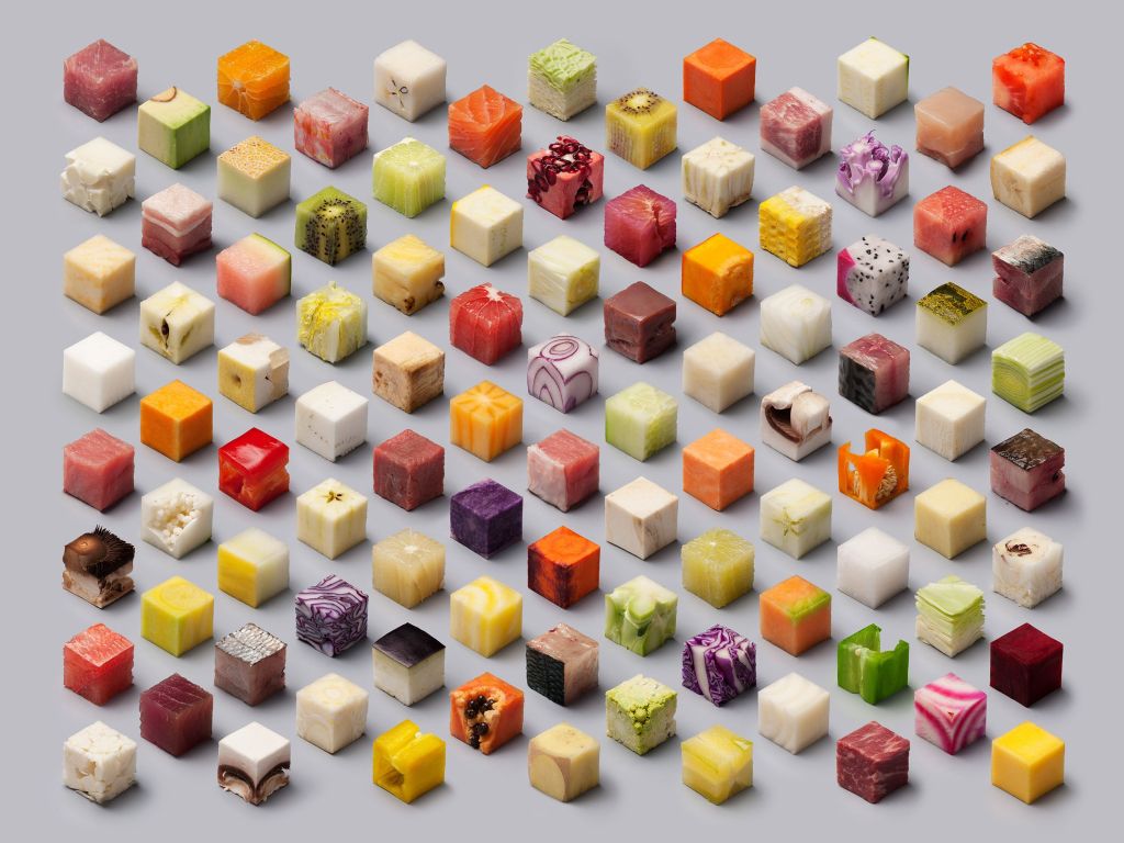 Food Cubes wallpaper