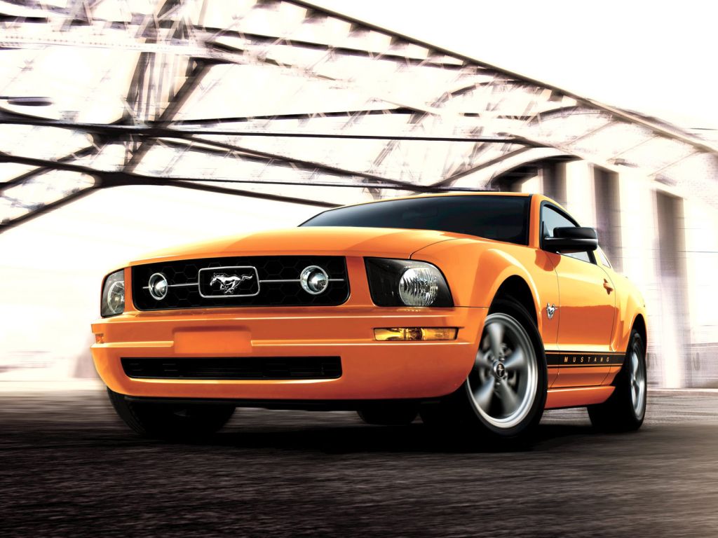 Ford Mustang Yellow wallpaper