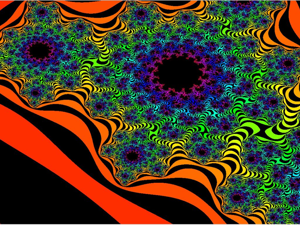 Fractals With Depth and Color wallpaper