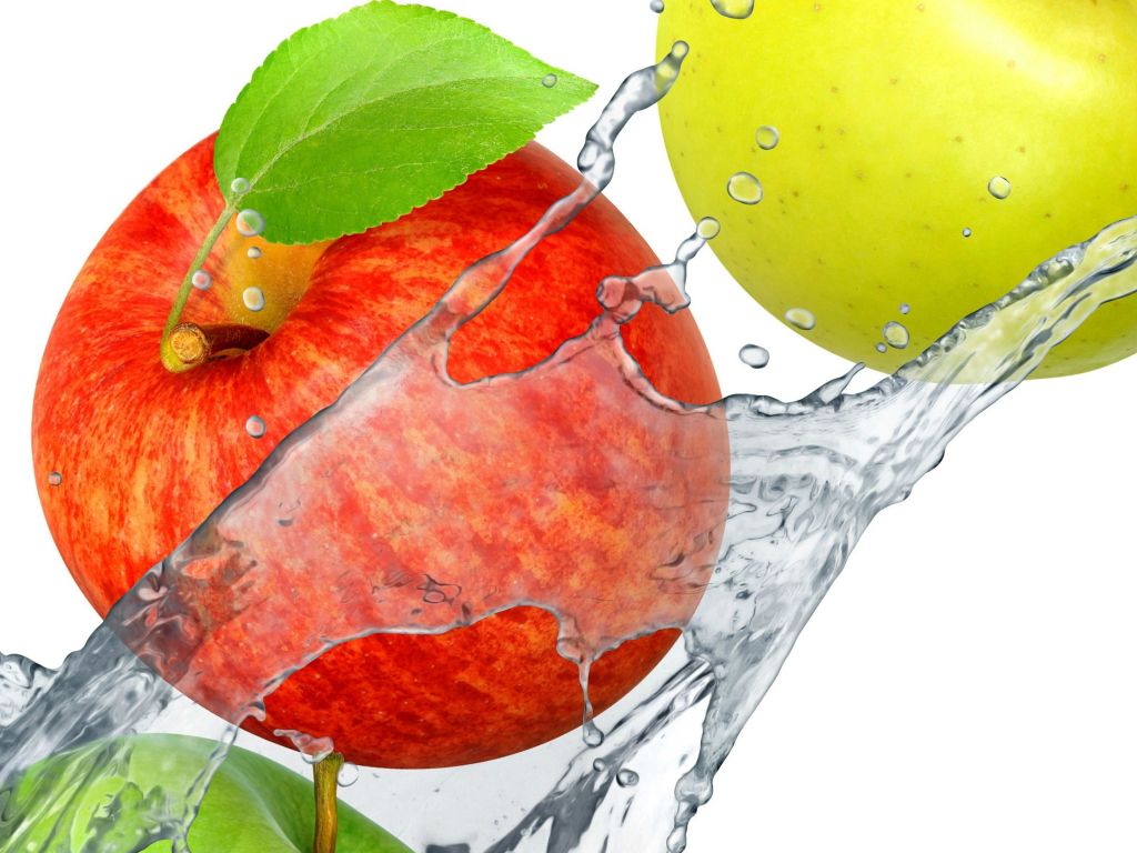 Fruits With Water Drops wallpaper