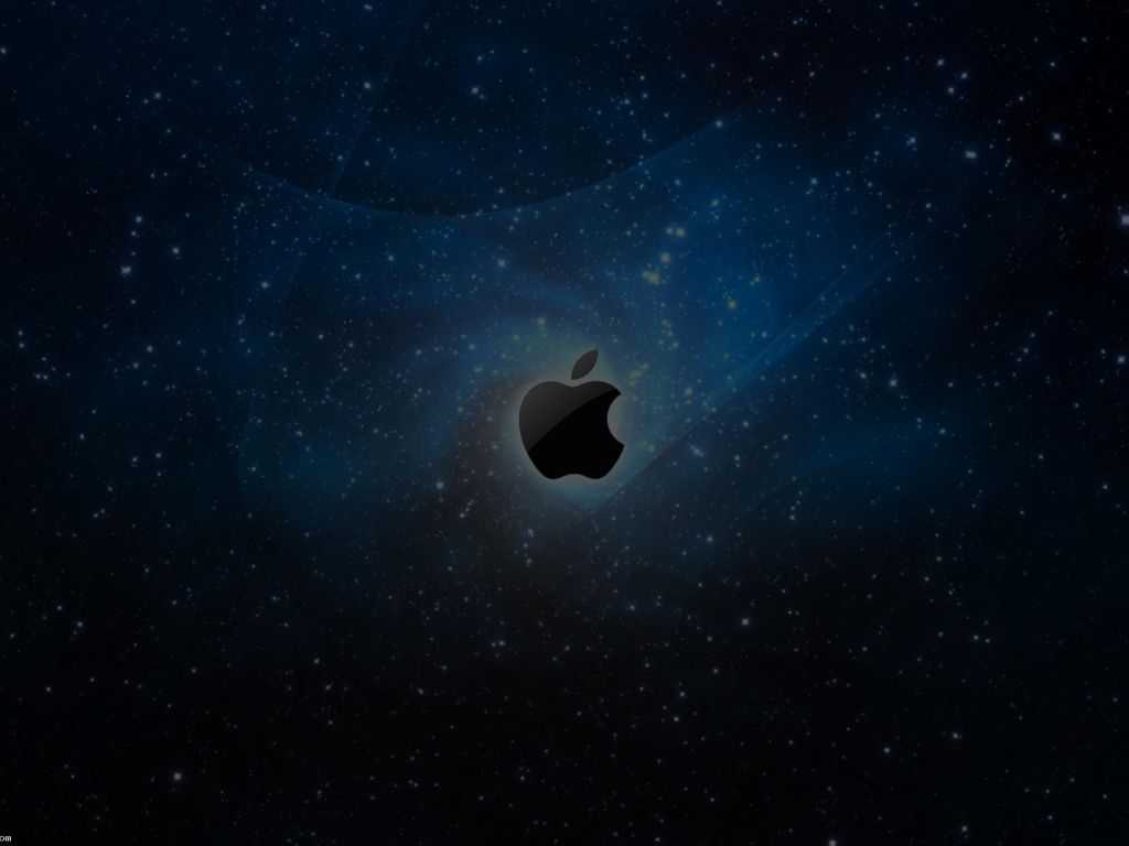 Apple logo blue | wallpaper.sc Desktop