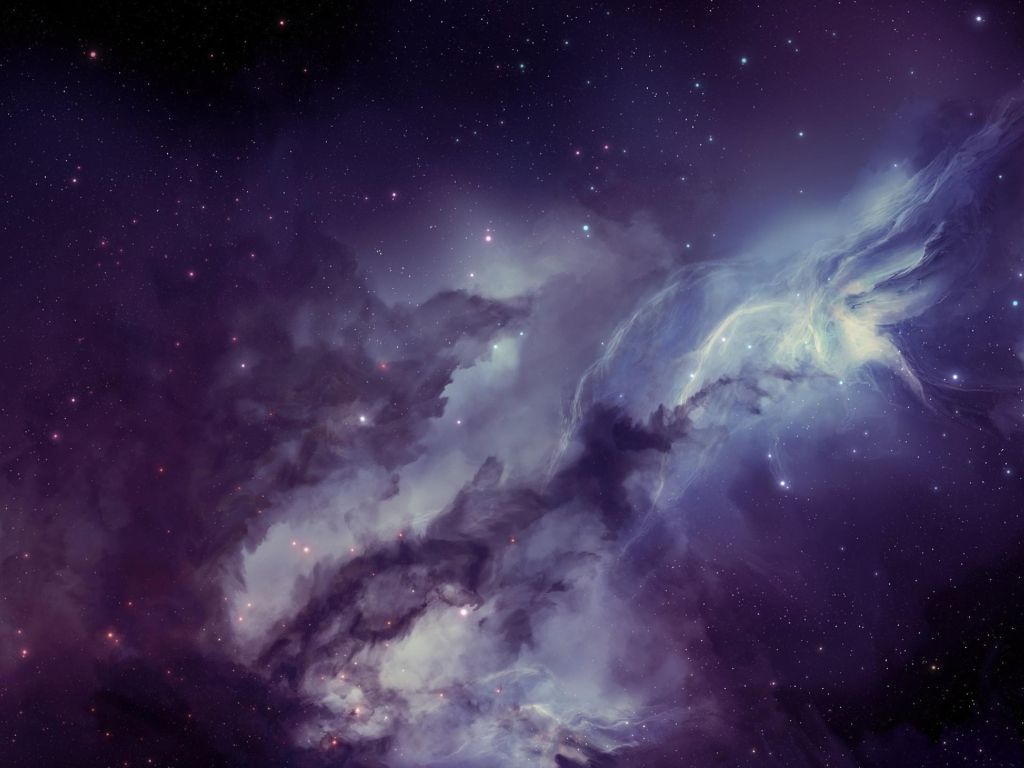 Galaxy Nebula Blurring Stars wallpaper
