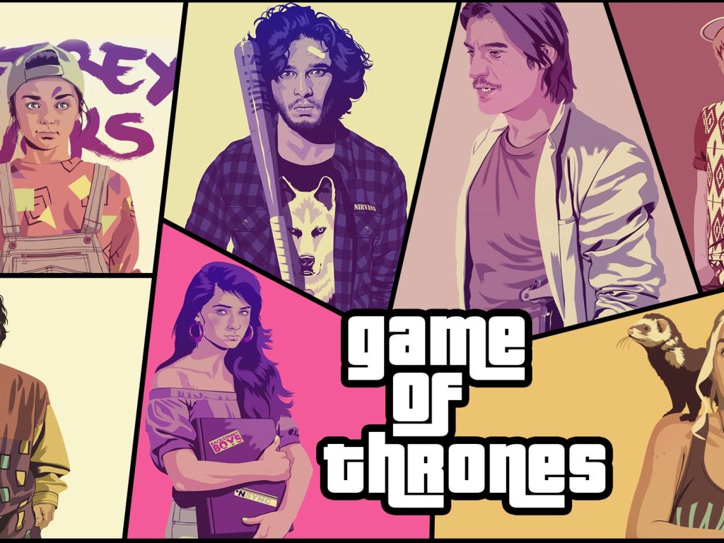 Game of Thrones GTA Style wallpaper