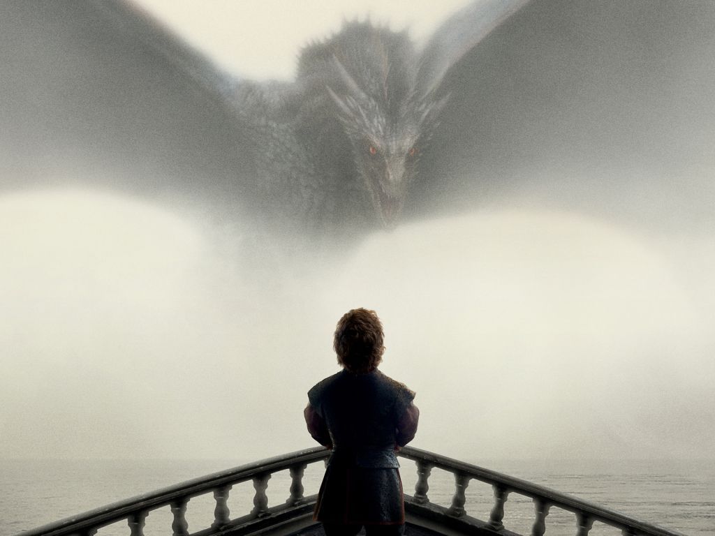 Game of Thrones Tyrion and Drogon wallpaper
