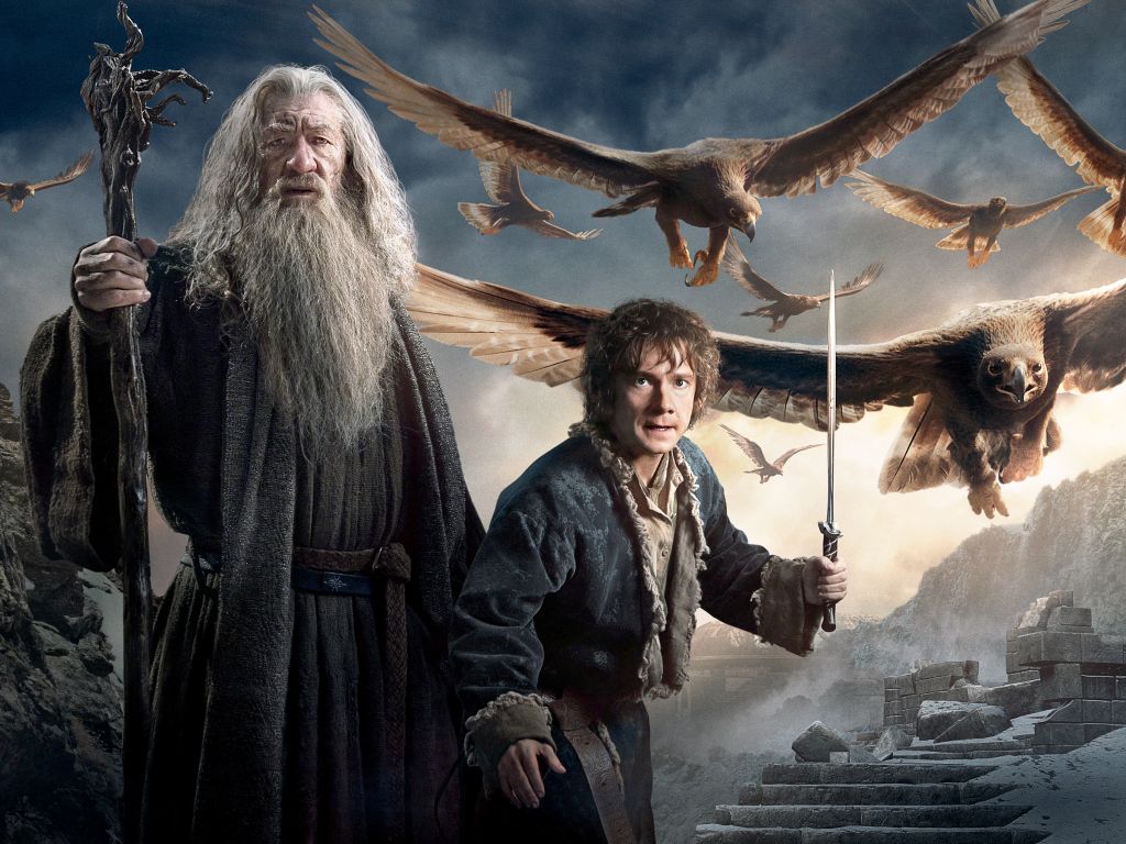 Gandalf Bilbo Baggins Hobbit 3 wallpaper