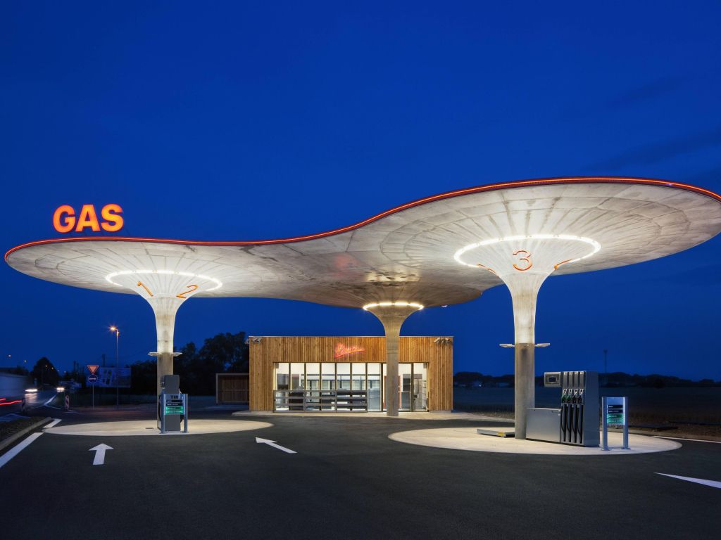 Gas Station in Slovakia wallpaper