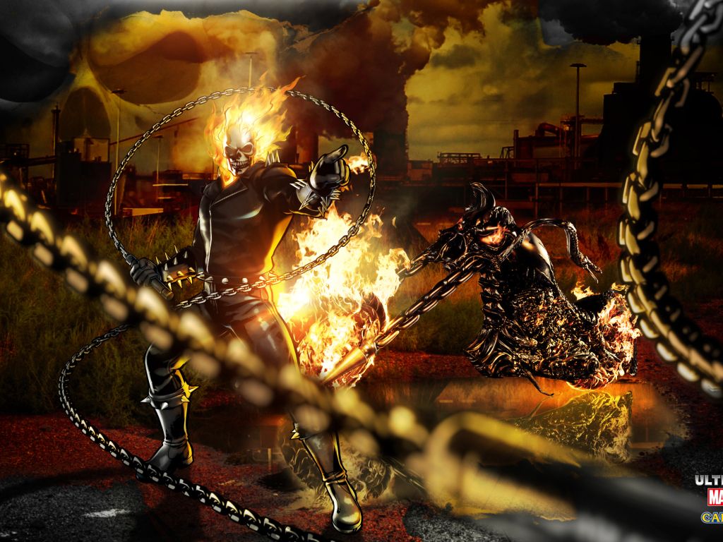 Ghost Rider Marvel Vs Capcom wallpaper
