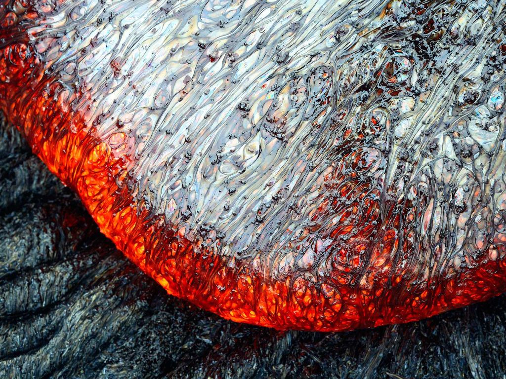 Glassy Lava Flow wallpaper