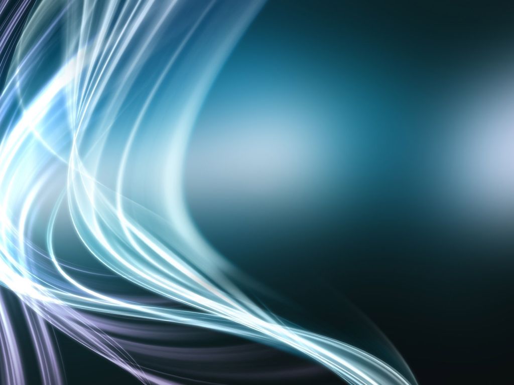 Glowing Blue Curves wallpaper