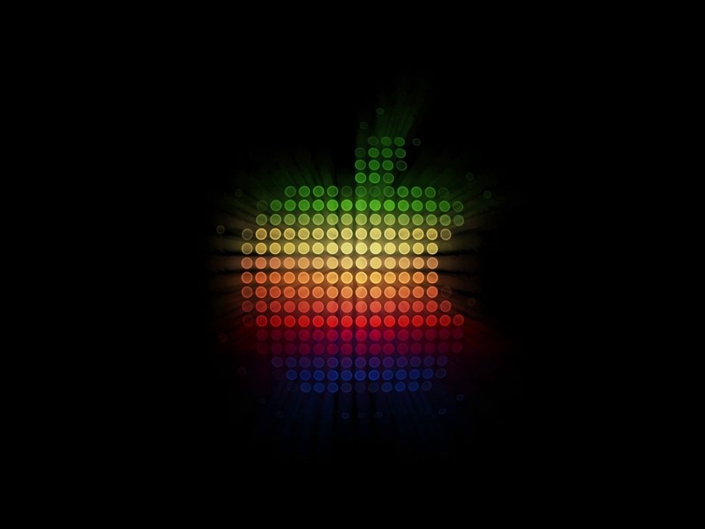 Glowing Lights Apple wallpaper