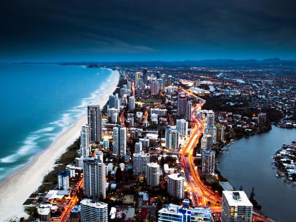 Gold Coast Top View Australia wallpaper