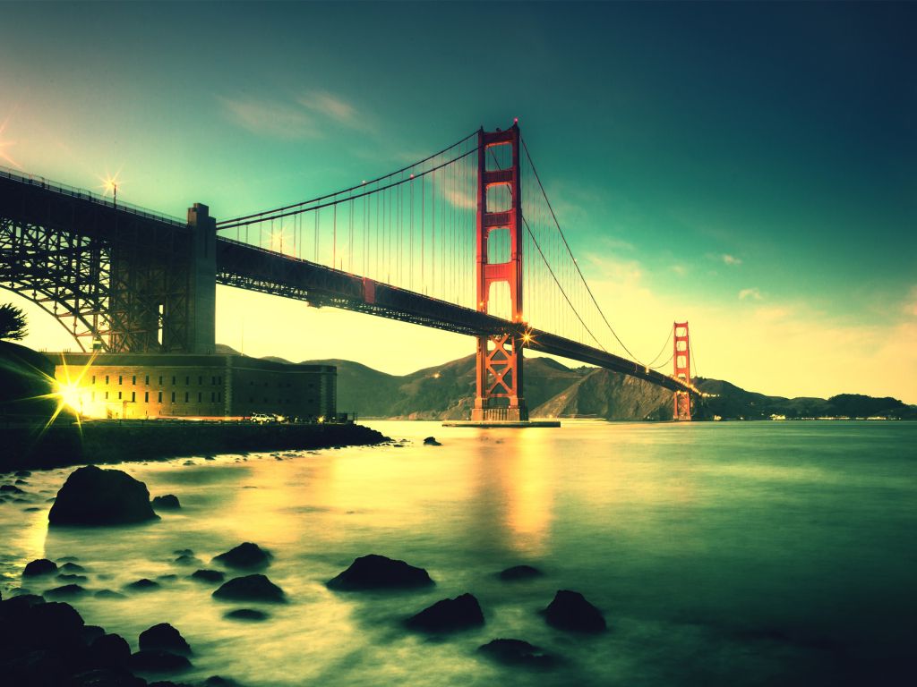 Golden Gate Bridge 5K wallpaper
