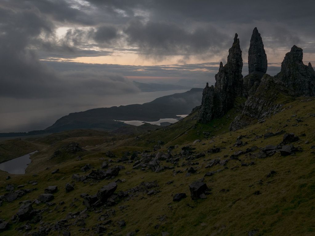 Got Up Before Dawn a Few Days Ago to Hike Up to The Old Man of Storr in Scotland for Sunrise wallpaper