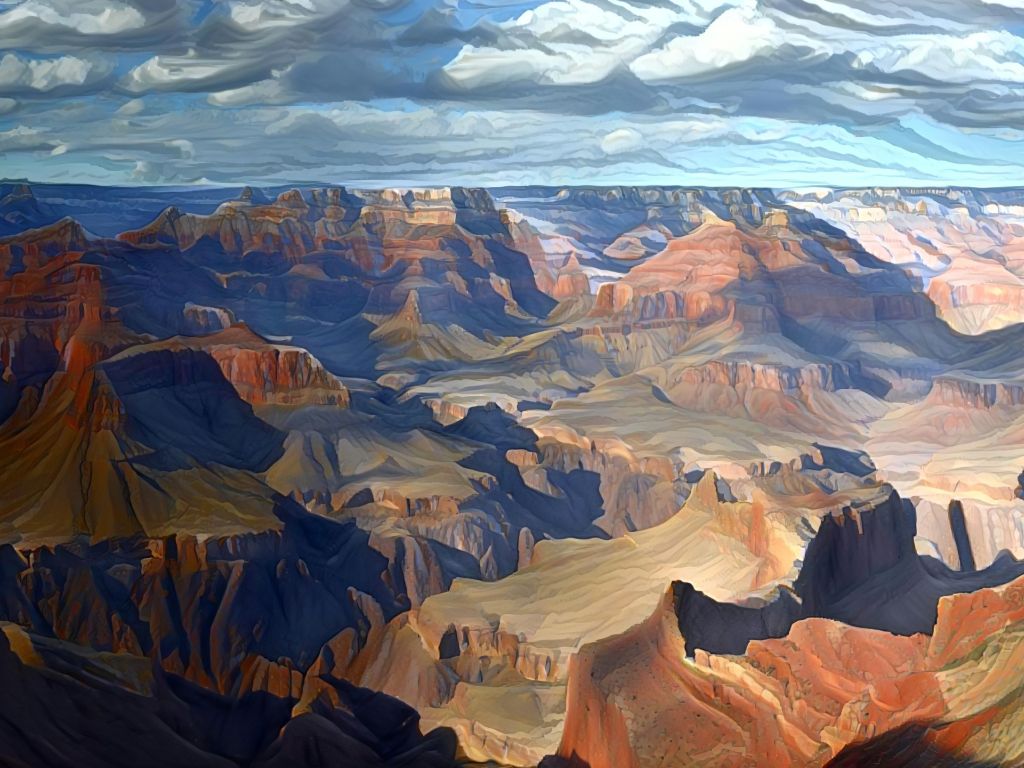 Grand Canyon Painting wallpaper