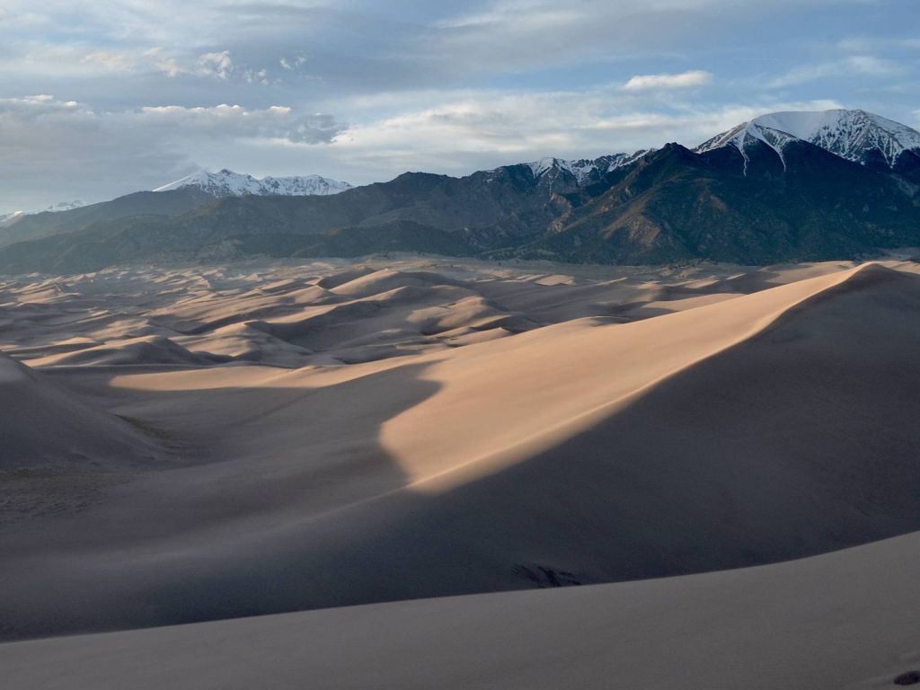 Great Sand Dunes National Park CO at Sunset wallpaper