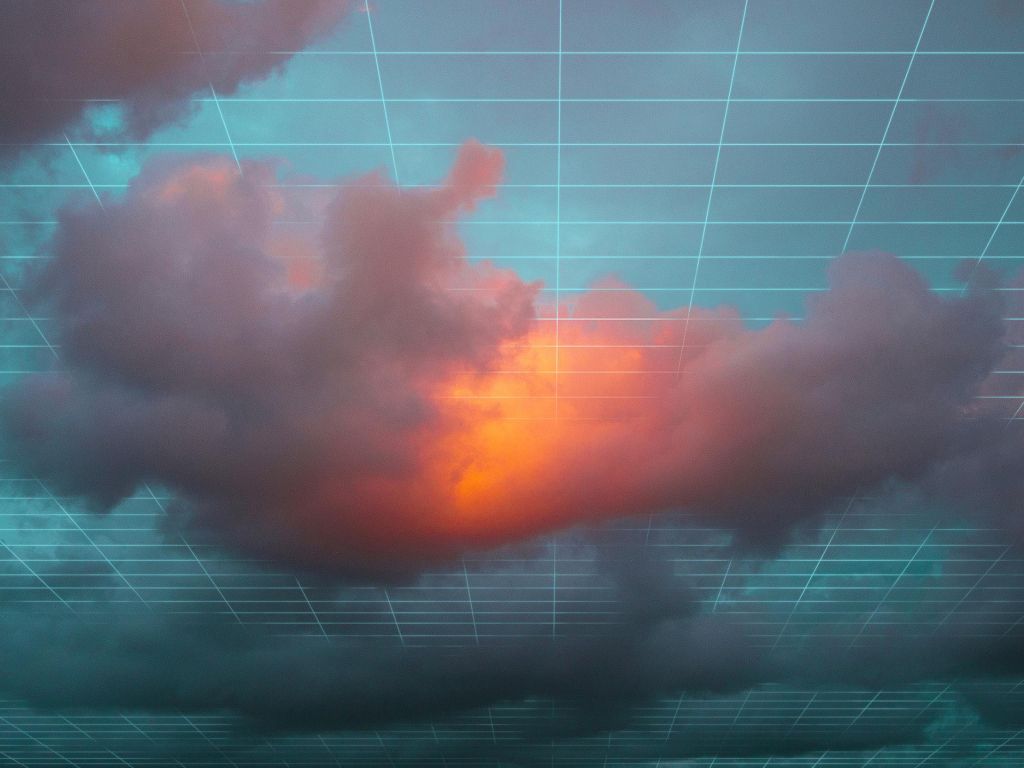 Grid Clouds by Visual Scientist wallpaper