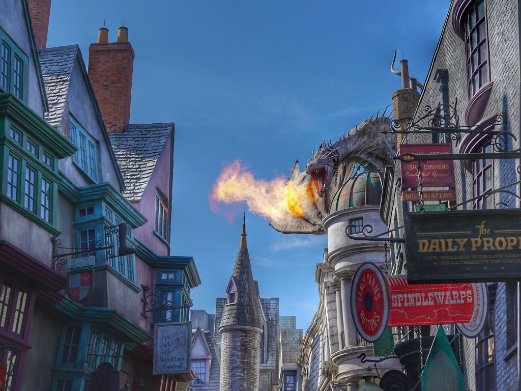 Gringotts Dragon - Diagon Alley Universal Studios Orlando wallpaper