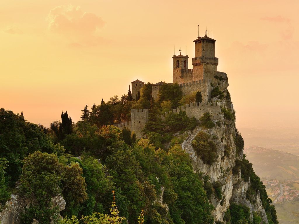Guaita Fortress San Marino wallpaper