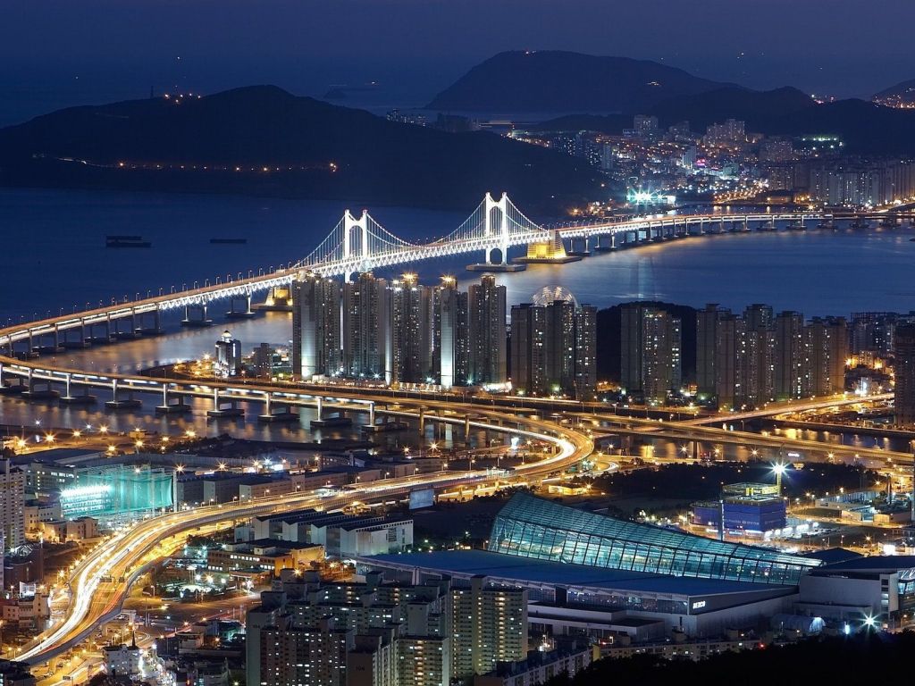 Gwangan Bridge South Korea wallpaper
